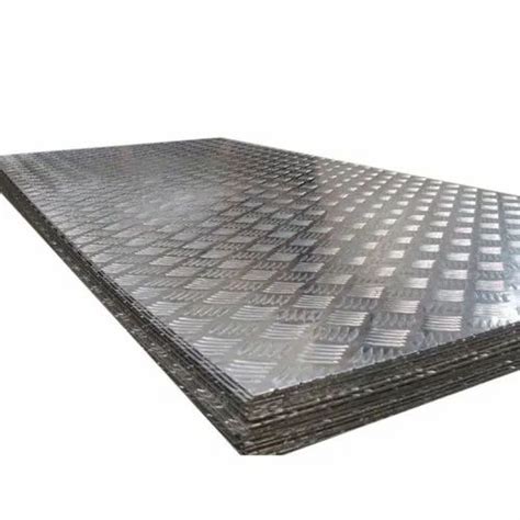 Hot Rolled Rectangular MS Chequered Plate For Construction Thickness