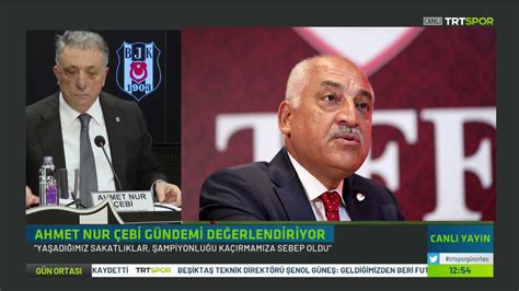 TRT Spor on Twitter Ahmet Nur Çebi TFF başkanını başarılı