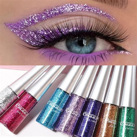 Glitter Liquid Eyeliner Pen Pearlescent Sequins Diamond Bright Shining