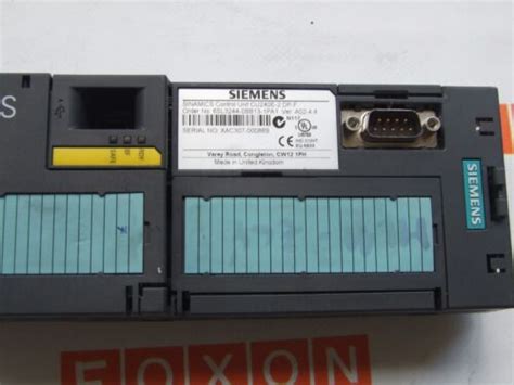 Siemens Sl Bb Pa Sinamics G Cu E Dp F Control Unit