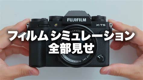 【fujifilm】富士フイルムのフィルムシミュレーション全見せ！（タイムライン活用、15倍速推奨） Youtube