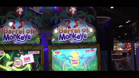 Barrel Of Monkeys Games Of Iaapa 2013 Raw Thrills Youtube