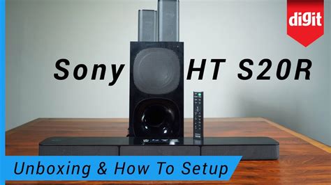 Sony HT S20R Home Theatre System Unboxing How To Setup Sony HT S20R