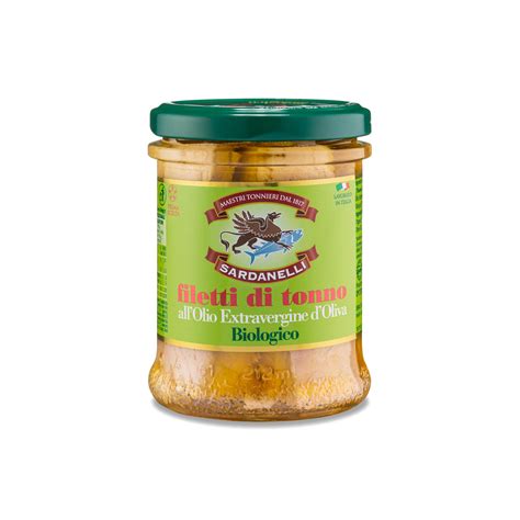 Filetti Di Tonno AllOlio Extravergine Di Oliva Biologico 190g Tonno