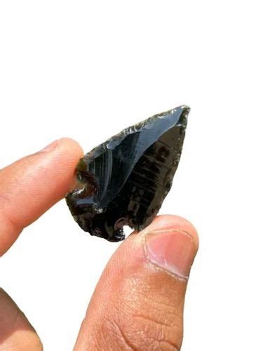 Bulk Black Obsidian Arrowhead Points Spearhead Jewelery Making