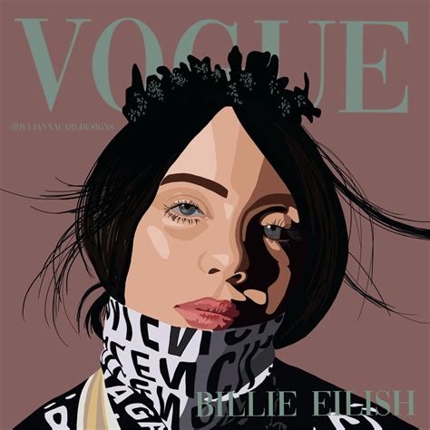 Billie Eilish Vogue Cover Etsy