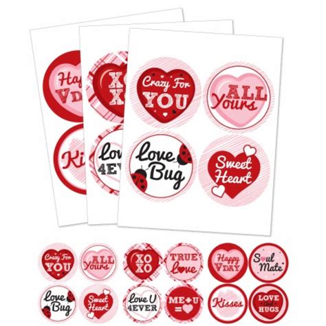 Big Dot Of Happiness Conversation Hearts Valentine S Day Name Tags