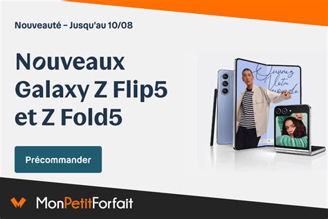 Smartphones En Promo Galaxy Z Flip5 Et Fold5 Avec Bouygues