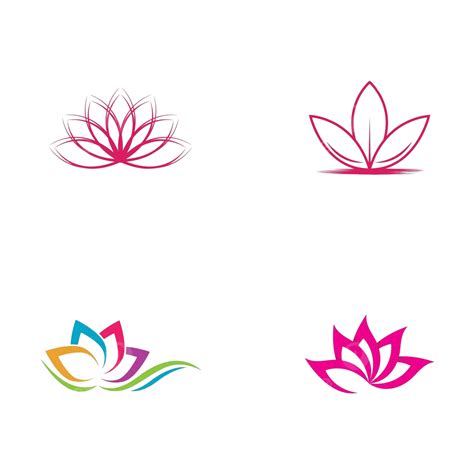 Beauty Lotus Flower Vector Icon Logo Zen Template Vector Logo Zen Template Png And Vector