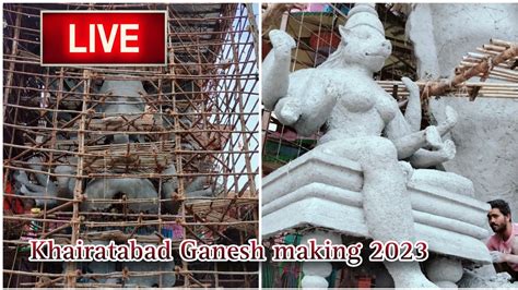 Radhikachinni Is Going Live Khairatabad Ganesh Making Live