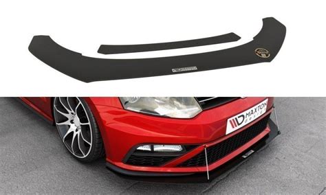 Front Racing Splitter Vw Polo Mk5 Gti Facelift Our Offer Volkswagen Polo Gti Mk5