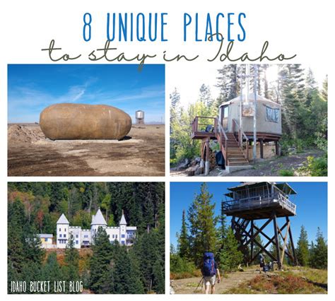 8 Unique Places to stay in Idaho