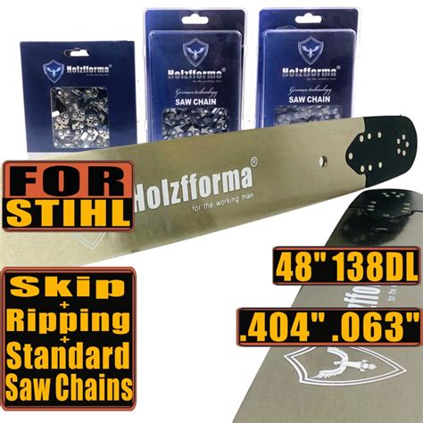 Holzfforma Inch Dl Guide Bar Standard Chain Ripping