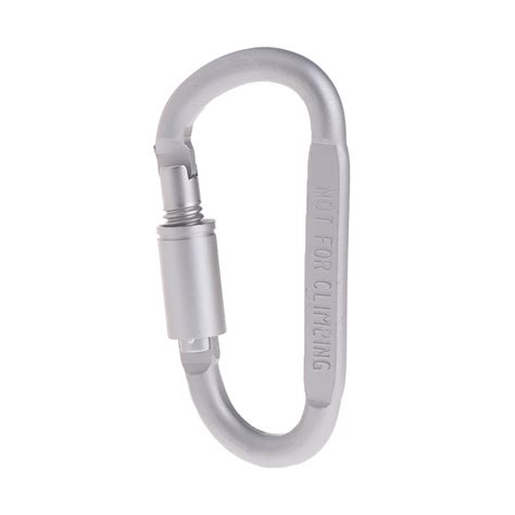 Lianxue Twist Locking Climbing Carabiner Clip Twist Lock D Shaped