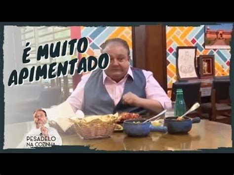 Comida Sem Sabor Parece De Hospital Diz Jacquin No Los Molinos