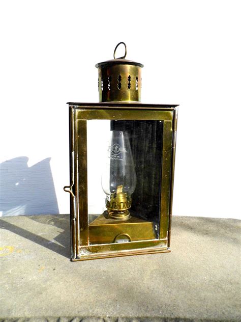 Vintage Brass Lantern Vintage Ships Lantern By Paperwoodvintage