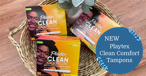 NEW Playtex Clean Comfort™ Organic Tampons at Kroger! - Kroger Krazy