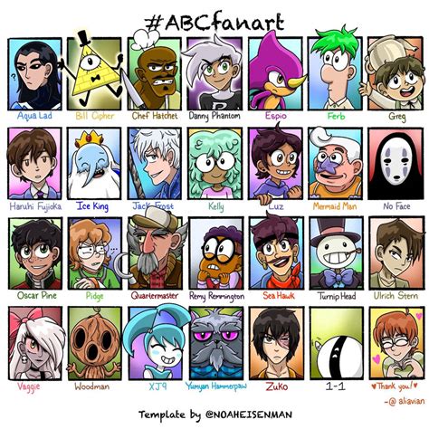 Abc Fanart Challenge By Aliavian On Deviantart