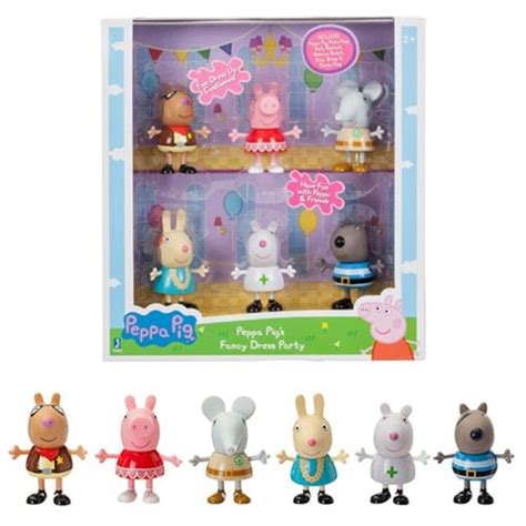 Peppa Pig Fancy Dress Party 6 Pack Figures