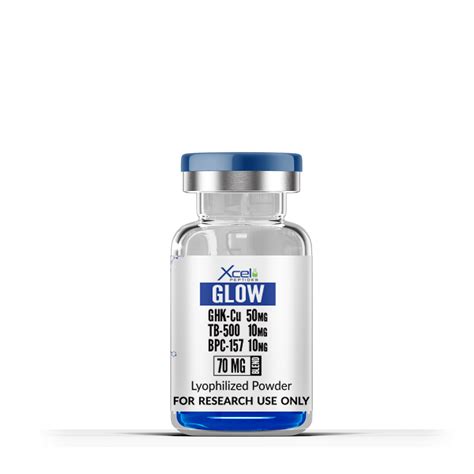Buy GLOW Peptide Blend | GLOW Protocol: (GHK-cu, TB-500, BPC-157)