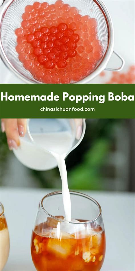 Homemade Popping Boba In Hawaiian Dishes Mexican Food Recipes