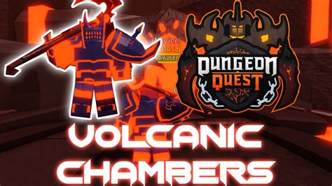 Volcanic Chambers Nightmare Hardcore Roblox Dungeon Quest Youtube