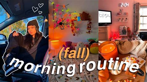 Video My Real Fall Morning Routine 2022 Realistic Cozy Productive