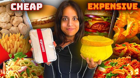 Extreme Cheap Vs Expensive Food Challenge Youtube