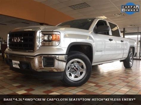 2014 GMC Sierra 1500 34920 Miles Quicksilver Metallic 4D Crew Cab