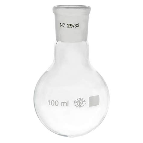 100ml Rundkolben Mit Normschliff 29 32 Aus Borosilikatglas