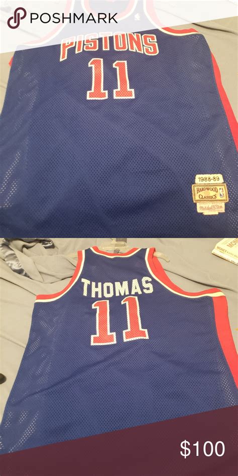 Isiah Thomas Detroit pistons jersey | Detroit pistons, Tank shirt ...