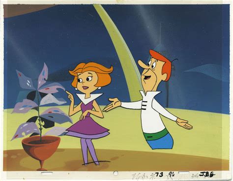 The Jetsons Production Animation Art Cel From 1990 Jetsons The Movie