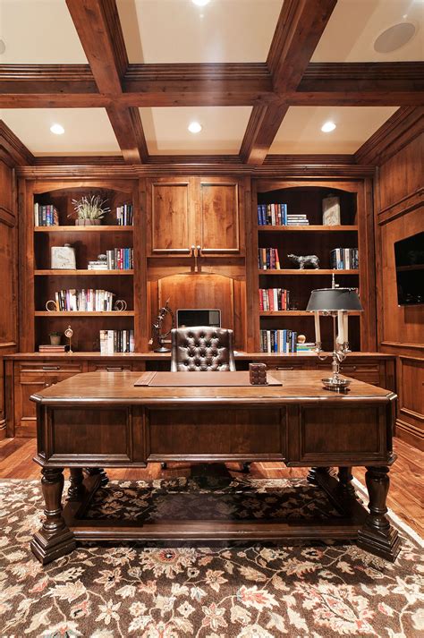 21 Really Impressive Home Office Designs In Traditional Style That Wows