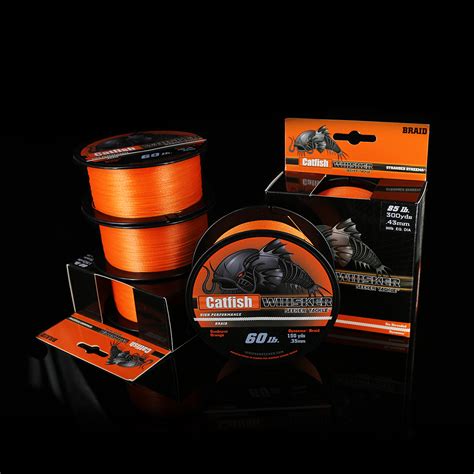 Catfish Fishing Line High Visible Braid Whisker Seeker Tackle