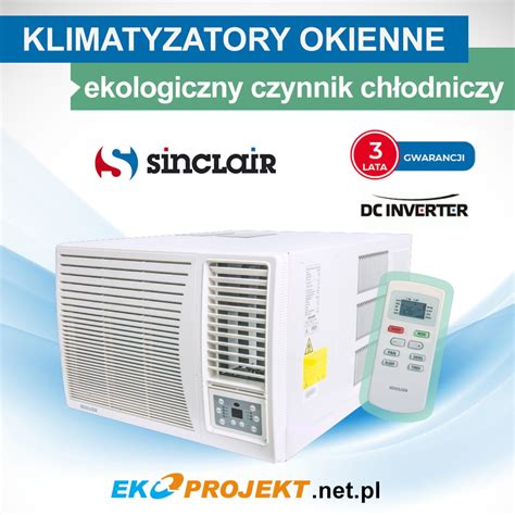 Klimatyzator Okienny Sinclair Asw Bi Kw Ekoprojekt Klimatyzacja