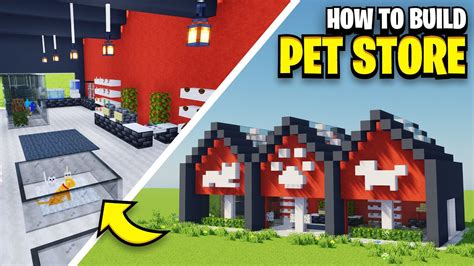 How To Build A Pet Store In Minecraft Youtube