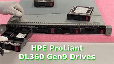 HPE ProLiant DL360 Gen9 Server HDDs SSDs Hard Drives Solid