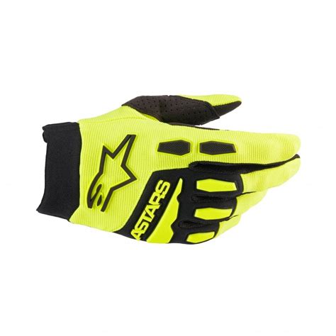 Alpinestars Full Bore Gloves Yellow Fluo Black Size Xl