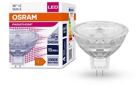 Osram Gu5 3 Parathom Mr16 Led Strahler 36° 12v 3 8 W Wie 35w 3000k