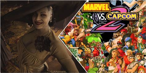 Fan Art Imagines Resident Evil Villages Lady Dimitrescu In Marvel Vs