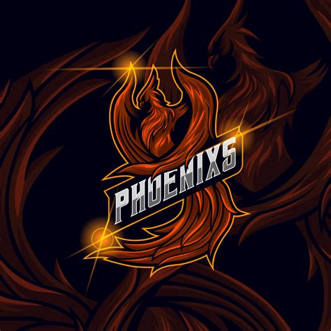 phoenix logo design template 14561639 Vector Art at Vecteezy