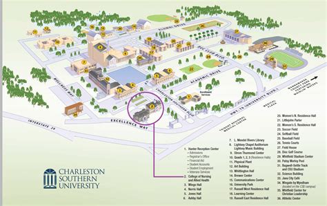 College Of Charleston Campus Map - Maping Resources