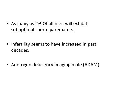 Male Infertility Ppt