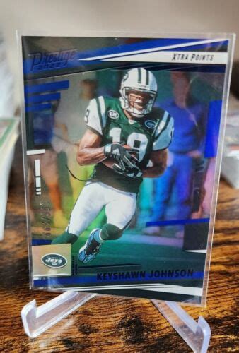 Panini Prestige H Xtra Points Keyshawn Johnson Blue Ebay