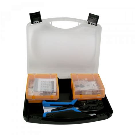 Kit De Connecteurs Data Rj45 Utp Cat 6 Coffret 50 Connecteurs Mâles 15 Femelles 10 Brides