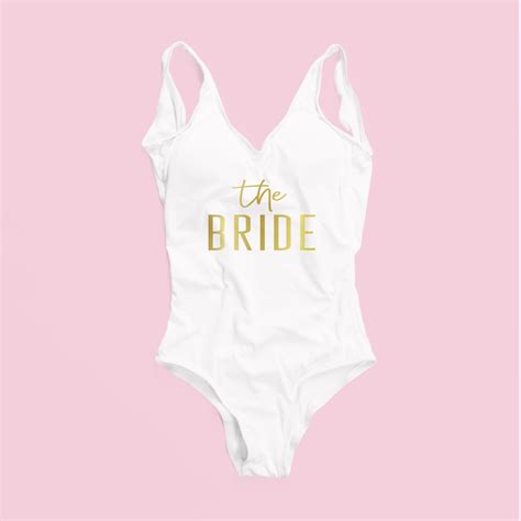 Hen Squad Hen Party Swimming Costume Gold Hen Party Superstore