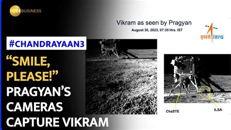 Chandrayaan 3 Isro Releases First Picture Of Vikram Lander Taken By