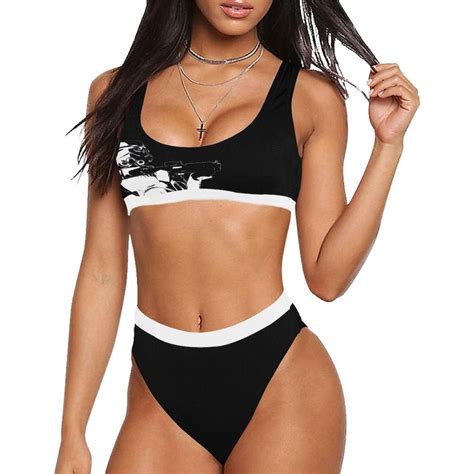 Stormtrooper Stamp Sport Top High Waist Bikini Swimsuit Set Etsy