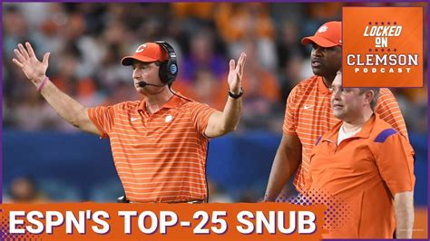 Clemson Tigers Are Snubbed From Espn Top 25 Future Offenses List Youtube