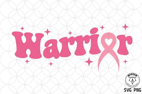 Pink Ribbon Warrior Breast Cancer Graphic By Mfreem Creative Fabrica